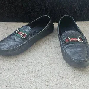 Gucci | Shoes | Gucci Men Shoes Slip On Loafer Black Leather  display picture 2